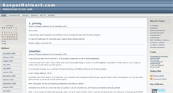 Desktop Screenshot of kasperhelmert.com